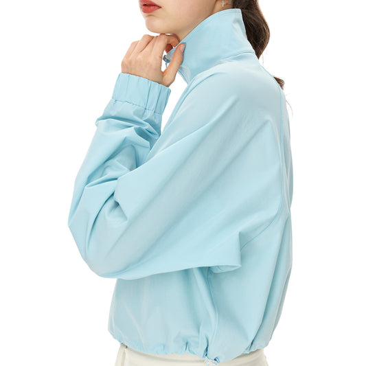 Stand Collar half Zipper Outdoor Casual Quick-drying Sunscreen Jacket