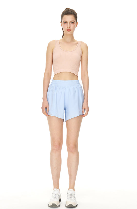 4 Inch Fake Two Pieces Light Speed Running Shorts