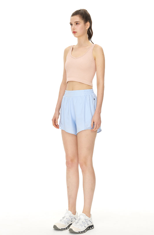 4 Inch Fake Two Pieces Light Speed Running Shorts