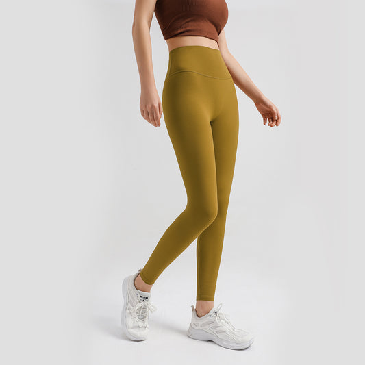 High-waisted Nude No Embarrassment Line Leggings