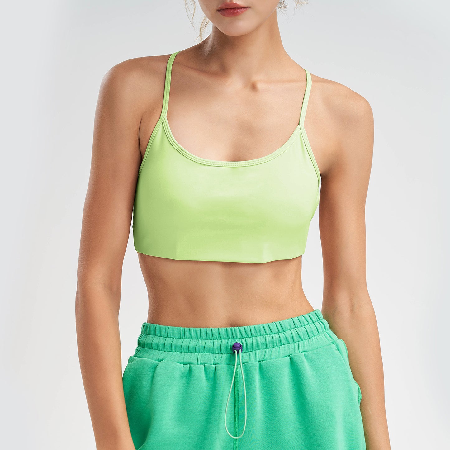 Backless Fitness Gathered  Yoga Bra Yoga