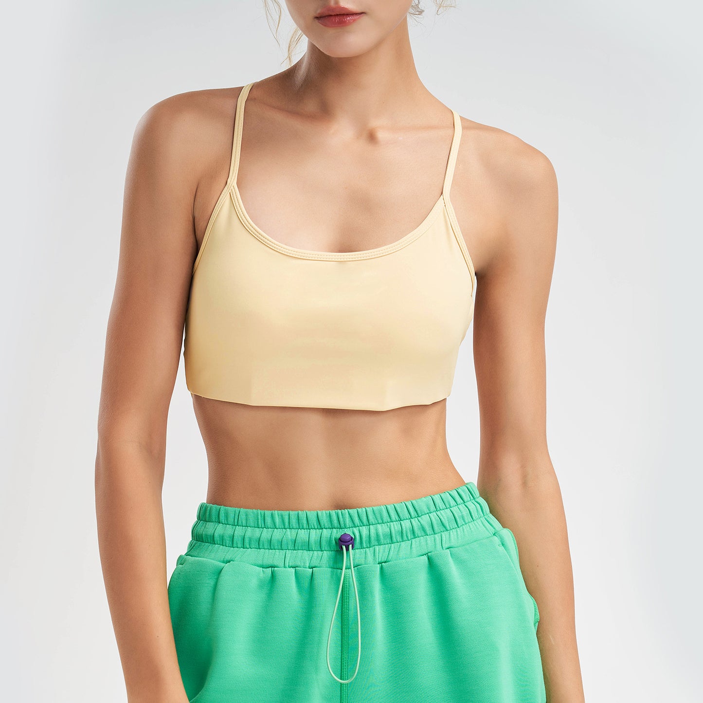 Backless Fitness Gathered  Yoga Bra Yoga