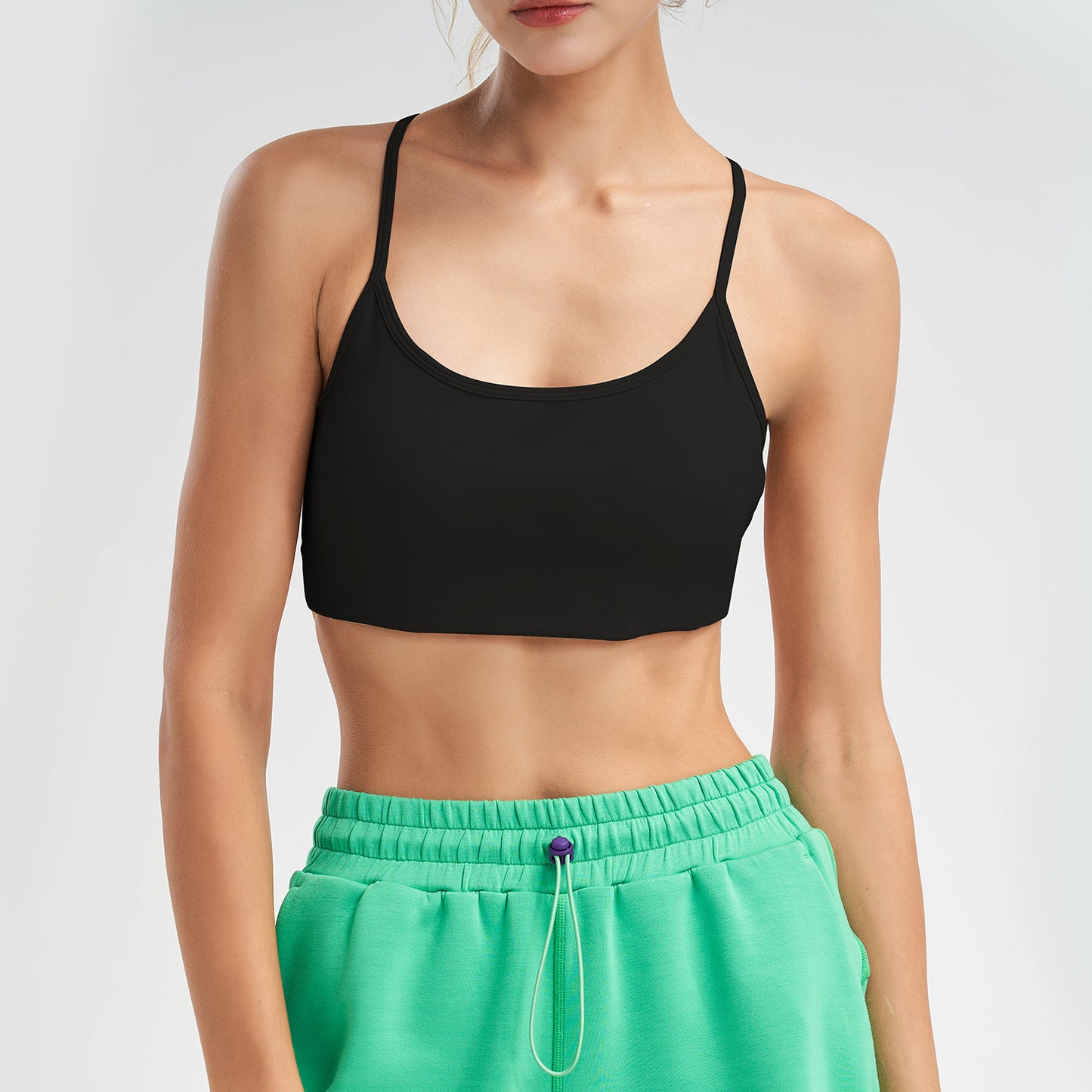 Backless Fitness Gathered  Yoga Bra Yoga