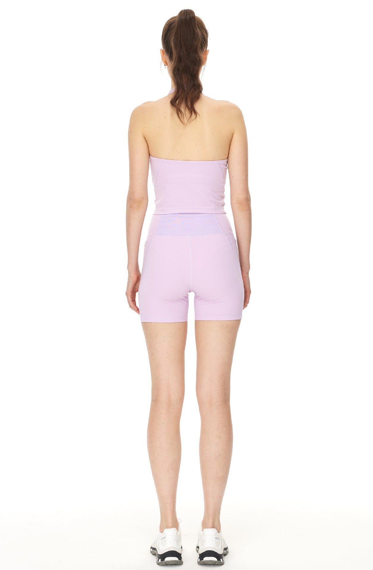 High-waisted Belly Tightening Hip Lift Pocket Biker Pants