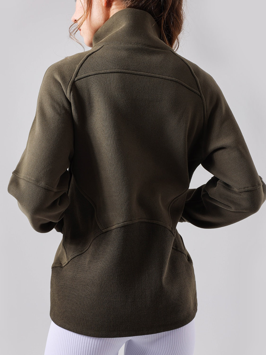 Long Sleeve Workout Suit Zipper Sports Jacket