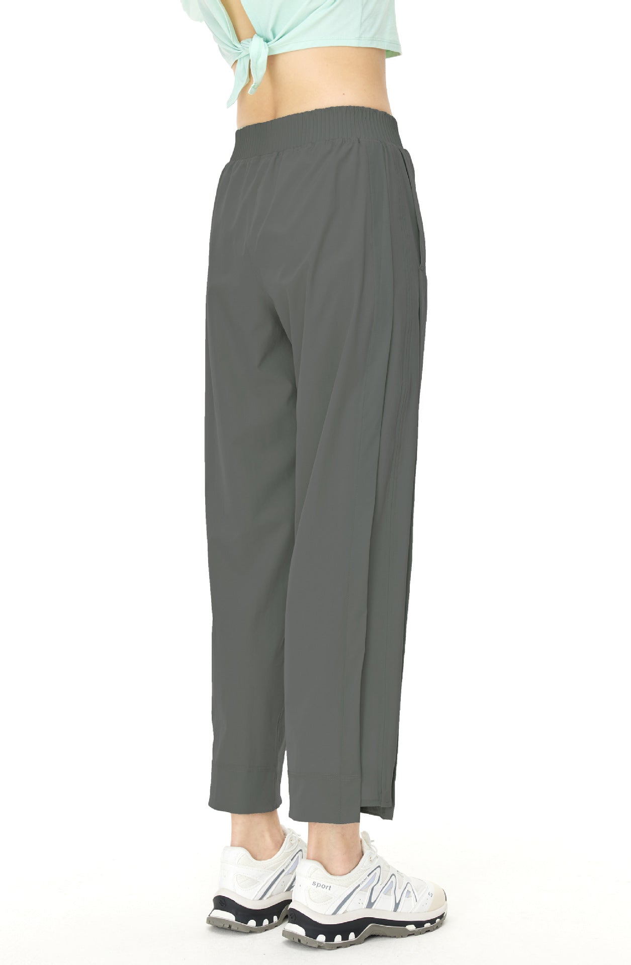 Yoga Elasticated Waist Straight Pants