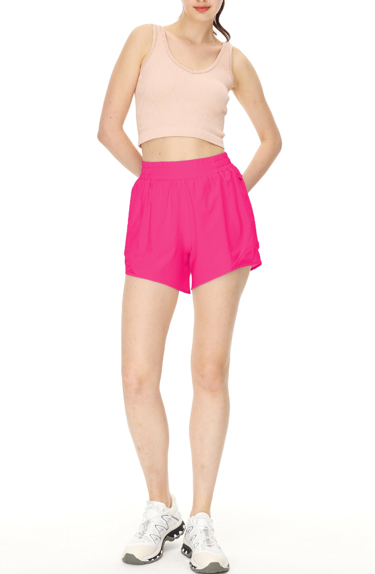 4 Inch Fake Two Pieces Light Speed Running Shorts